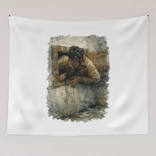 Item preview, The Wet Man Emerges designed and sold by ChickenFund.