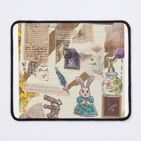 Item preview, Copy of scrapbooking art  bunny postman vintage 2 half designed and sold by ReikahVe.