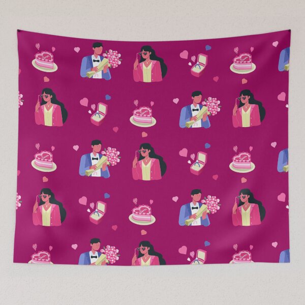 Item preview, Valentine Couple Love - Simple Romantic Relationship Design designed and sold by FuzionRaptor.