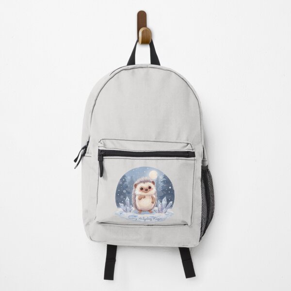 Item preview, Snowy Hedgehog Magic – Cute Winter Hedgehog Illustration designed and sold by ABLAT-CREATIONS.