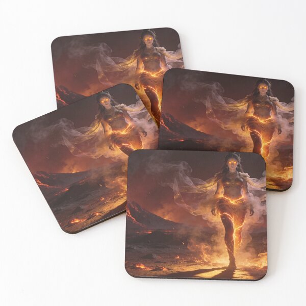 Item preview, Ember-Veiled Goddess — Heat Held in Restraint designed and sold by MythicAuras.
