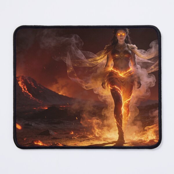 Item preview, Ember-Veiled Goddess — Heat Held in Restraint designed and sold by MythicAuras.