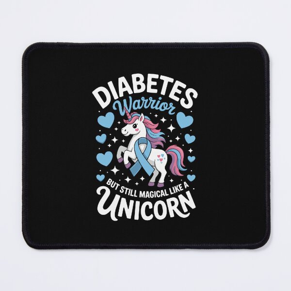 Item preview, Diabetes Warrior Unicorn designed and sold by jkrphoto.