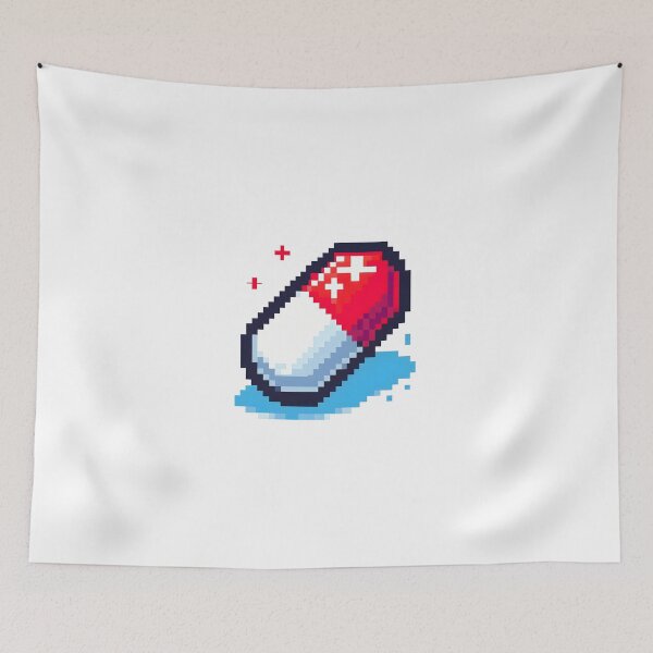 Item preview, Pixel Art Chill Pill designed and sold by JonyDG.