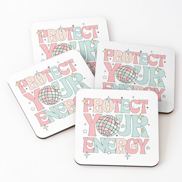 Item preview, Playful Retro Lettering With Protect Your Energy designed and sold by SkeletonsDanger.