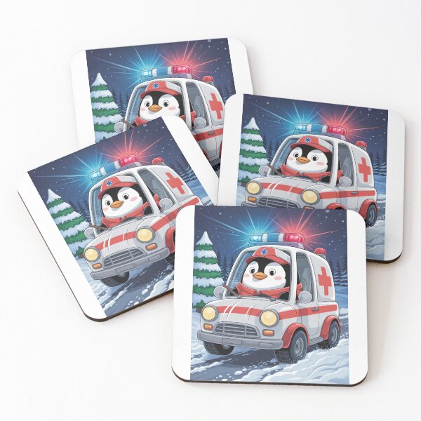 Item preview, The Paramedic Penguin designed and sold by McVrax.
