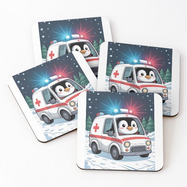Item preview, The Paramedic Penguin designed and sold by McVrax.