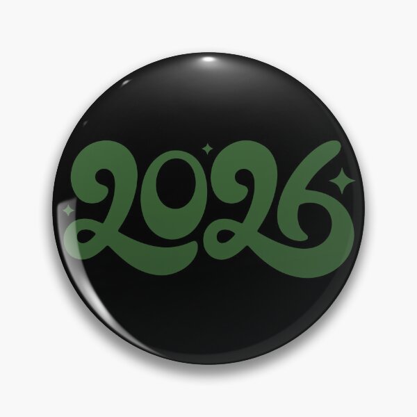 Item preview, 2026 - swirly handmade font with green sparkles / stars designed and sold by YonderAndBeyond.