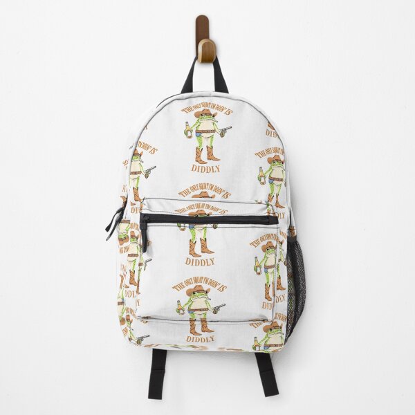 Item preview, The Only Squat I'm Doin' Is Diddly Funny Cowboy Frog  designed and sold by gear-posters.