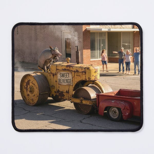 Item preview, Armadillo Gets Behind Wheel of Steamroller designed and sold by Tridentulus.