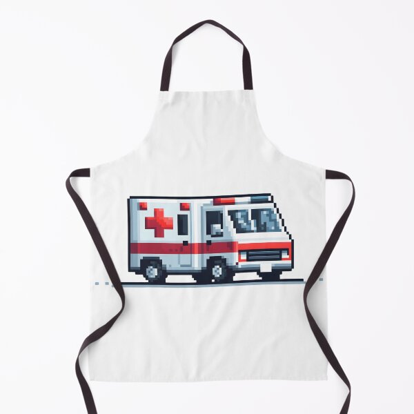 Item preview, 8-Bit Ambulance Truck designed and sold by JonyDG.