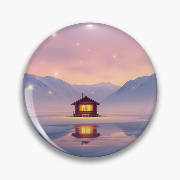 Item preview, AI Surreal Northern New Year Landscape designed and sold by InnaCreates.