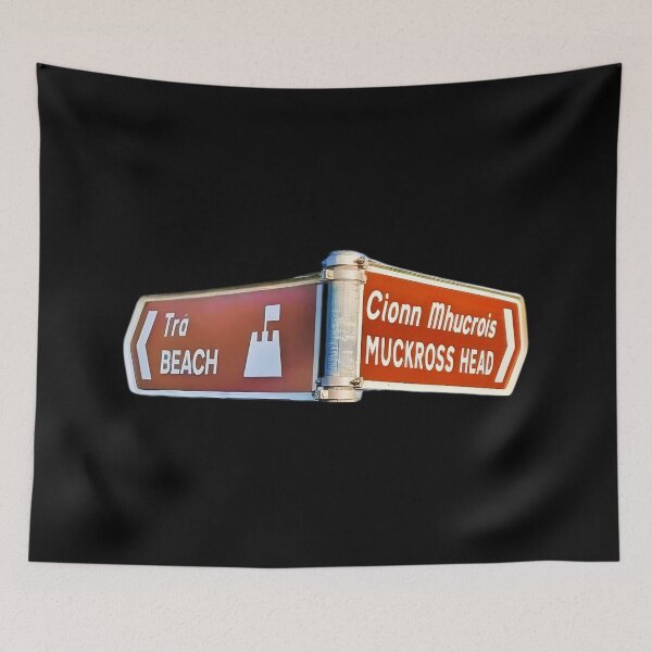 Item preview, Muckross Road Sign at The Line Junction for Tra Bhan and Muckross Head designed and sold by OliDesigns.