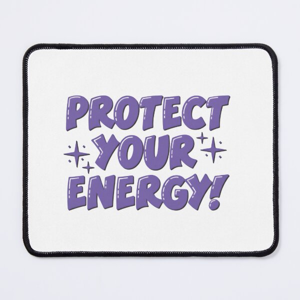 Item preview, Tiny Minimal Text Gentle Calm Everyday Reminder Protect Your Energy designed and sold by SkeletonsDanger.