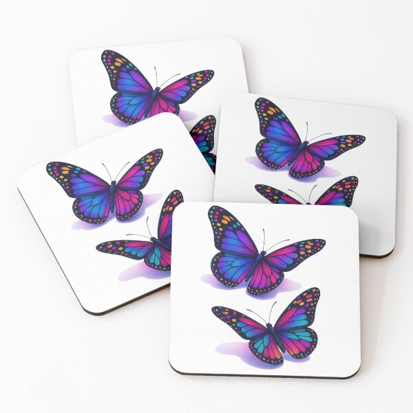 Item preview, Colorful exotic butterflies designed and sold by Jeffsredbubble.