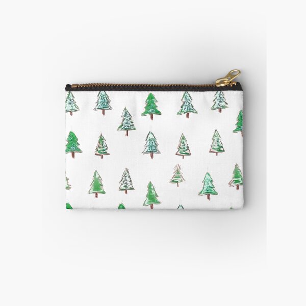 Item preview, Watercolor Christmas Trees Seamless Pattern designed and sold by ChernivtsiSkoda.