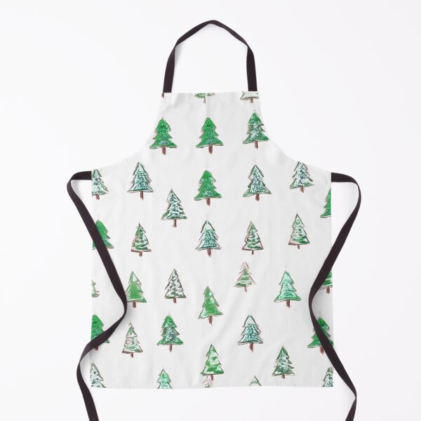 Item preview, Watercolor Christmas Trees Seamless Pattern designed and sold by ChernivtsiSkoda.
