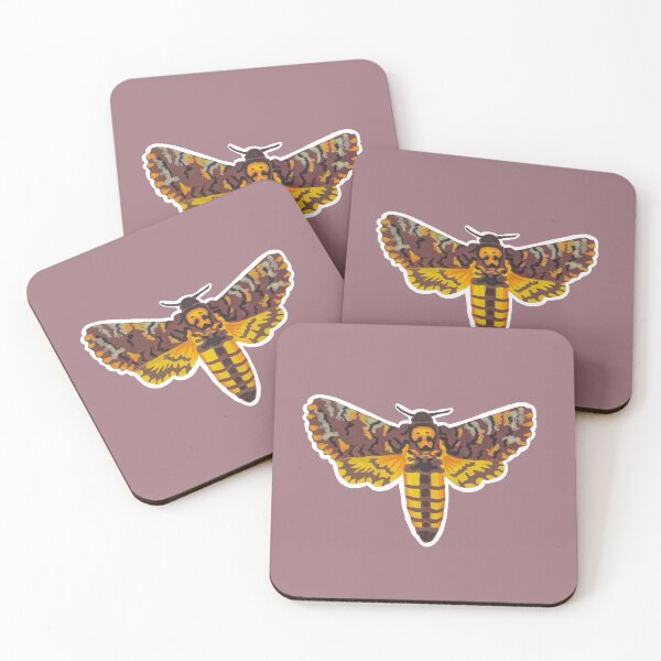 Item preview, Deaths-Head Hawk Moth drawing designed and sold by AnubisAltarArt.