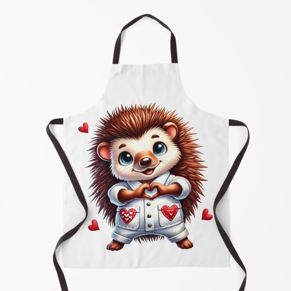 Item preview, Cute Lovely Valentine Porcupine - Stuck On You Heart designed and sold by FuzionRaptor.