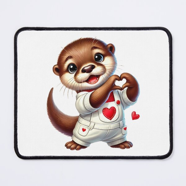Item preview, You're My Otter Half - Cute Valentine Love Design designed and sold by FuzionRaptor.