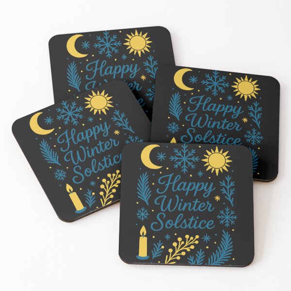 Item preview, Happy Winter Solstice — Cozy Yule Pagan Celebration Art designed and sold by Miagolio.