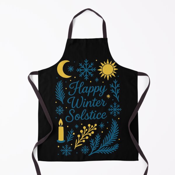 Item preview, Happy Winter Solstice — Cozy Yule Pagan Celebration Art designed and sold by Miagolio.