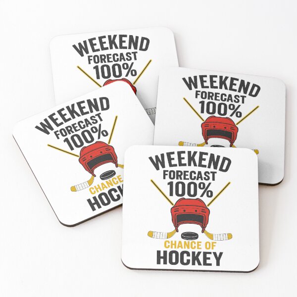 Item preview, Weekend Forecast – 100% Hockey Time designed and sold by ABLAT-CREATIONS.