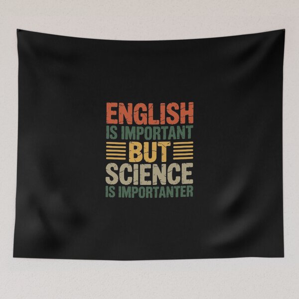 Item preview, English is important but Science is importanter designed and sold by jkrphoto.