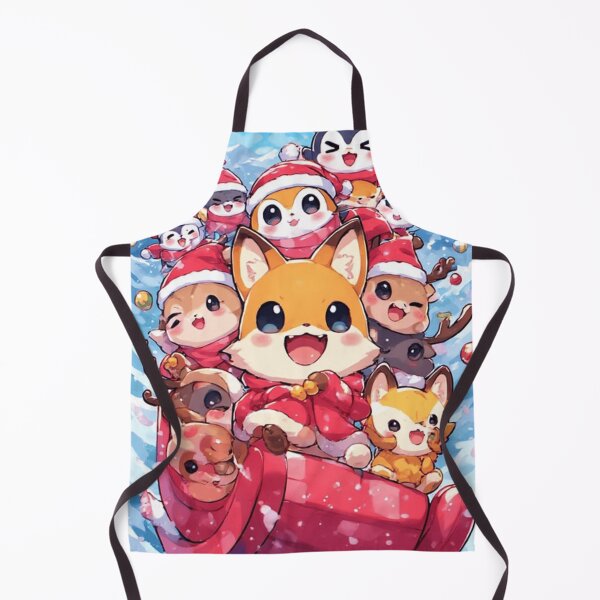 Item preview, Kawaii Christmas Animal Sleigh Ride designed and sold by AIARCZ.