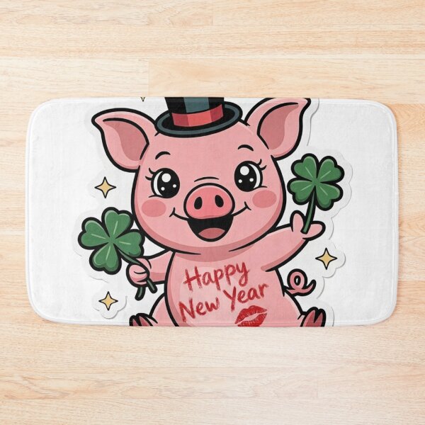 Item preview, Happy New Year Lucky Pig designed and sold by Simplybe1.