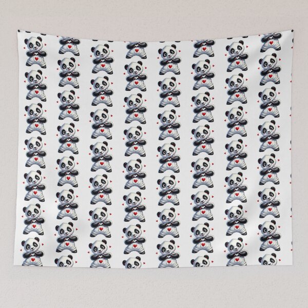 Item preview, Cute Lovely Valentine Panda - Beary Much Love Design designed and sold by FuzionRaptor.