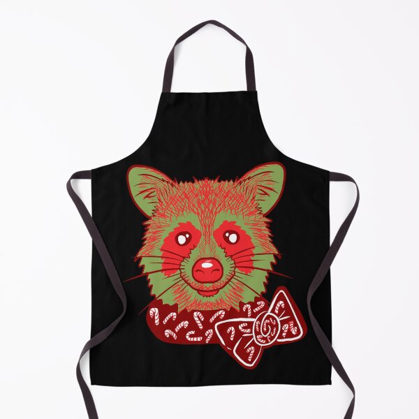 Item preview, Christmas Raccoon With Black Background designed and sold by missmann.