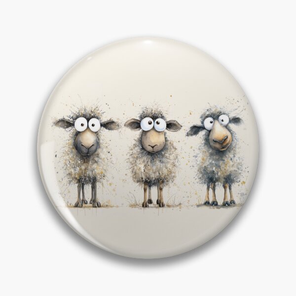 Item preview, Gorgeous Sheep ' All Eyes on Sheep’ BY SHiRLeY MacARTHuR designed and sold by Shirley MacArthur Art.