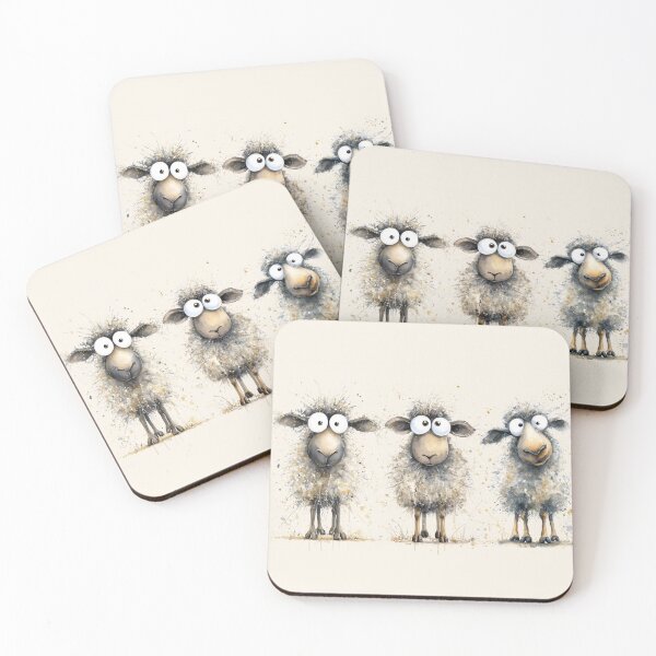 Item preview, Gorgeous Sheep ' All Eyes on Sheep’ BY SHiRLeY MacARTHuR designed and sold by Shirley MacArthur Art.