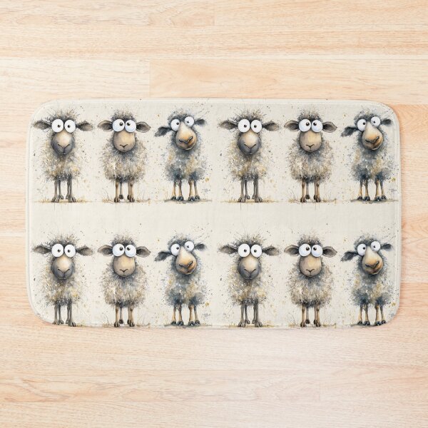 Item preview, Gorgeous Sheep ' All Eyes on Sheep’ BY SHiRLeY MacARTHuR designed and sold by Shirley MacArthur Art.