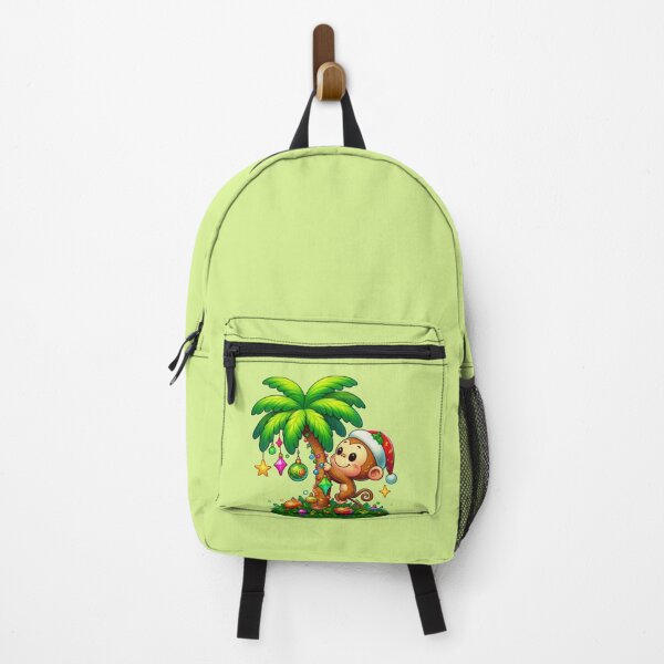 Item preview, Tropical Holiday Hustle: Monkey Decorating the Palm designed and sold by IraBum.