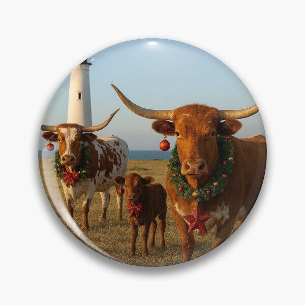 Item preview, Lighthouse Longhorns  designed and sold by Caroline Communications LLC.