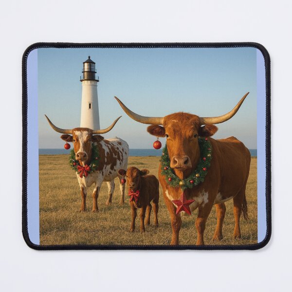 Item preview, Lighthouse Longhorns designed and sold by Caroline Communications LLC.
