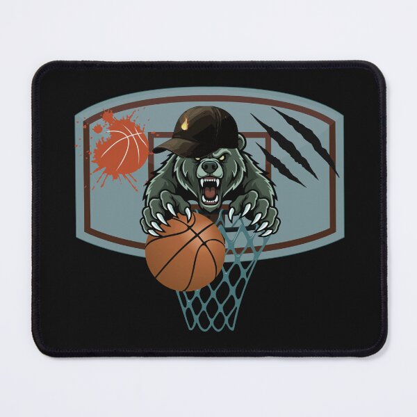 Item preview,  Pattern with bear for basketball lovers designed and sold by Lovelalaland.