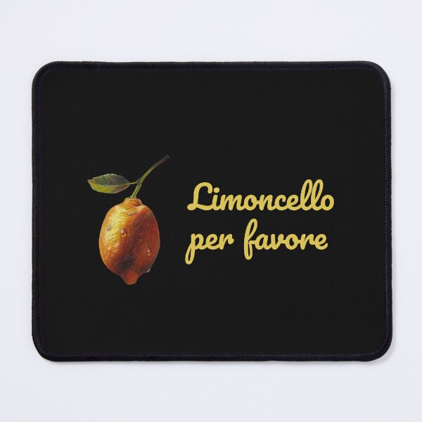 Item preview, Limoncello per favore - text with lemon art designed and sold by AquarellChill.
