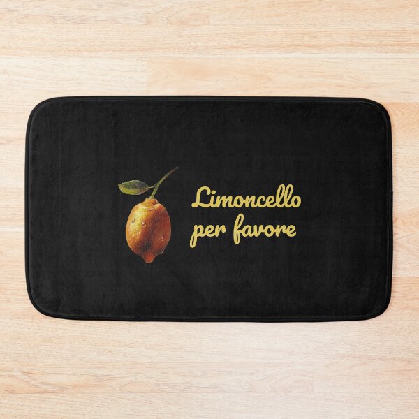 Item preview, Limoncello per favore - text with lemon art designed and sold by AquarellChill.