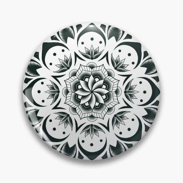 Item preview, Botanical Inspired Mandala designed and sold by SolanaBlantz.