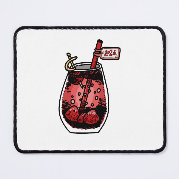 Item preview, New Year 2026 Strawberry Drink designed and sold by StitchedKitten.