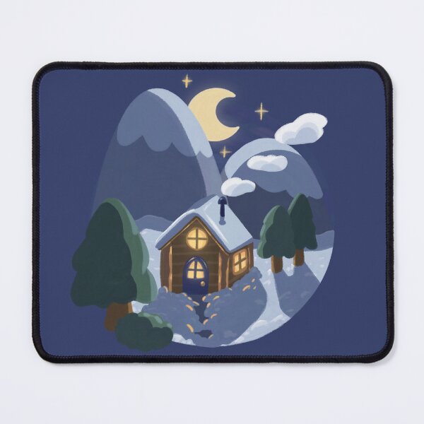 Item preview, Cozy lonely winter cabin designed and sold by Eri Atelier.