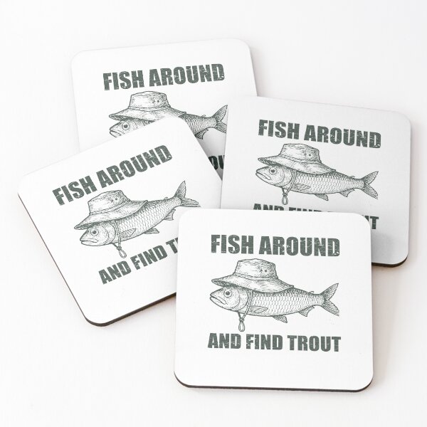 Item preview, Fly Fishing - Trout Fishing Meme Pun designed and sold by CARBONARA LLC..