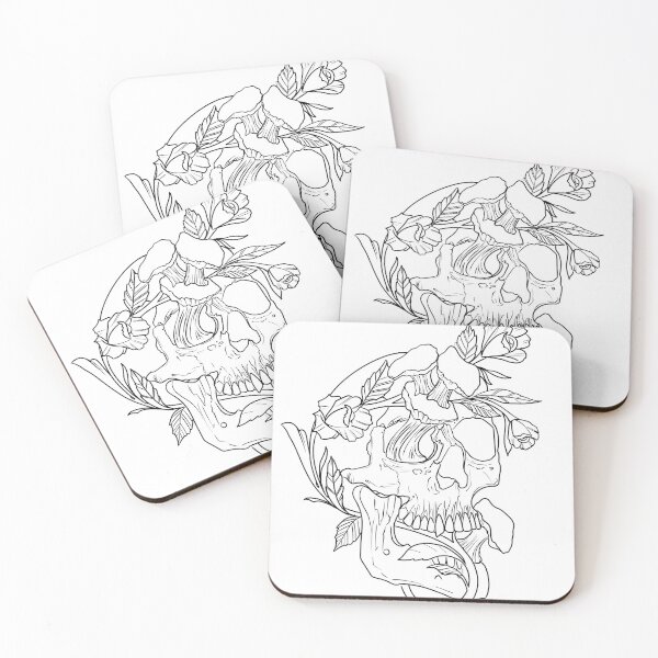 Item preview, Tattoo style graphic skull designed and sold by skinartist2002.