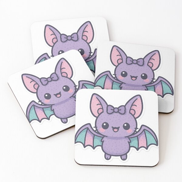 Item preview, Pastel Cheerful Bat Sticker designed and sold by StickMint.