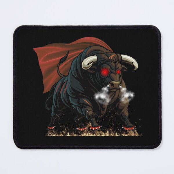 Item preview, A raging bull in flames for bullfighting enthusiasts designed and sold by Lovelalaland.