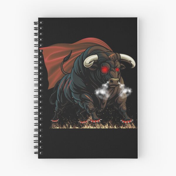 Item preview, A raging bull in flames for bullfighting enthusiasts designed and sold by Lovelalaland.