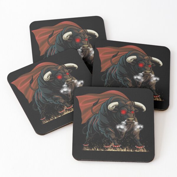 Item preview, A raging bull in flames for bullfighting enthusiasts designed and sold by Lovelalaland.